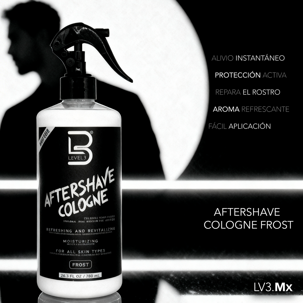 L3VEL3 Aftershave Cologne Frost 750 ml