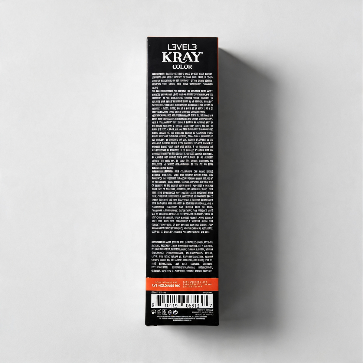 L3VEL3 ORANGE SEMI PERMANENT COLOR TUBE 100 ml