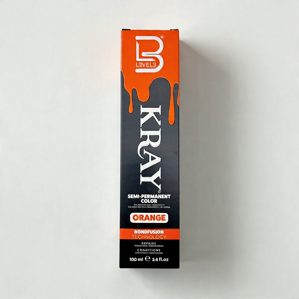 L3VEL3 ORANGE SEMI PERMANENT COLOR TUBE 100 ml