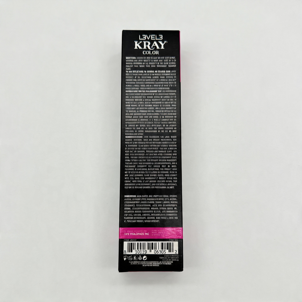 L3VEL3 PINK SEMI PERMANENT COLOR TUBE 100 ml