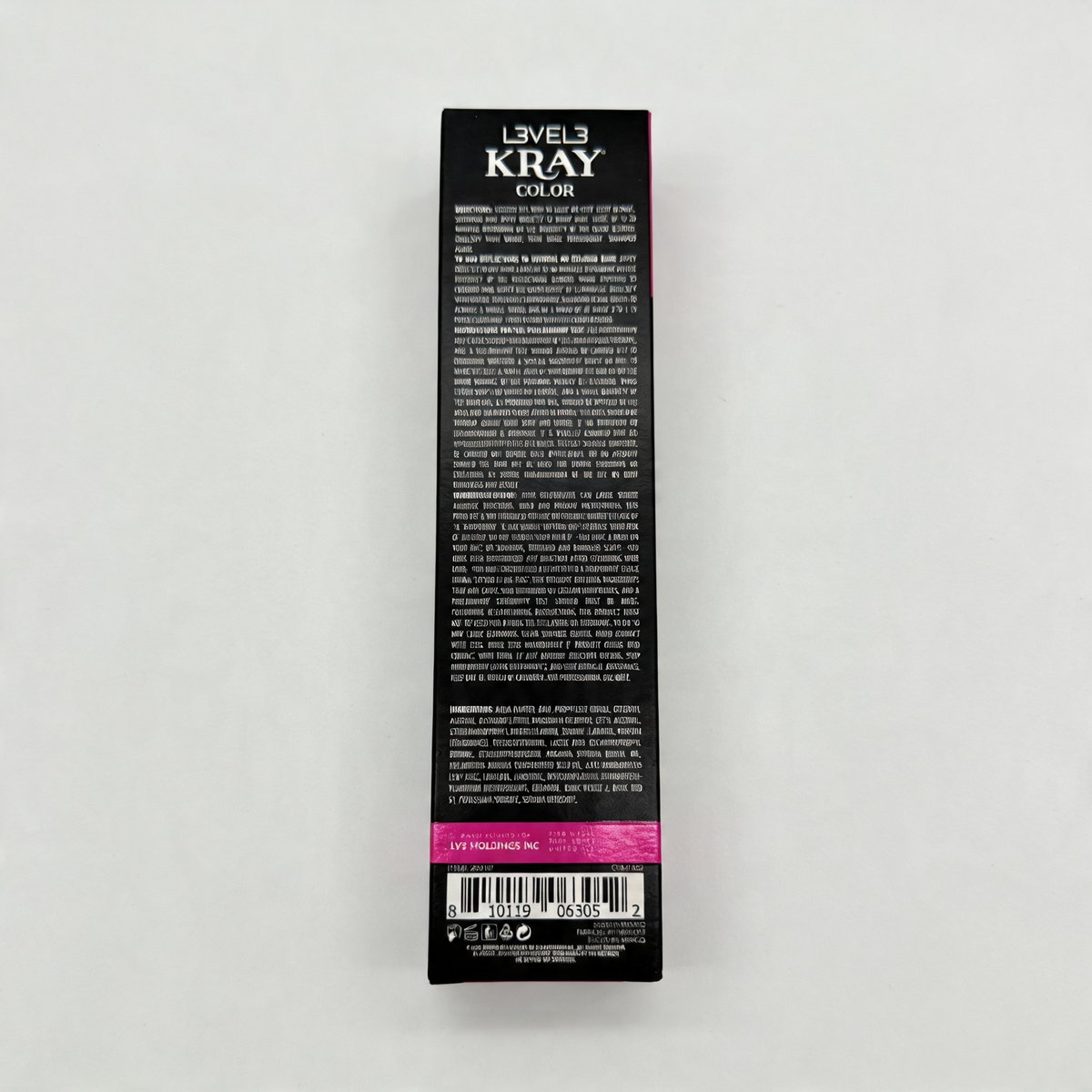 L3VEL3 PINK SEMI PERMANENT COLOR TUBE 100 ml