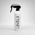 L3VEL3 RUBBERIZED WATER SPRAY BOTTLE WHITE