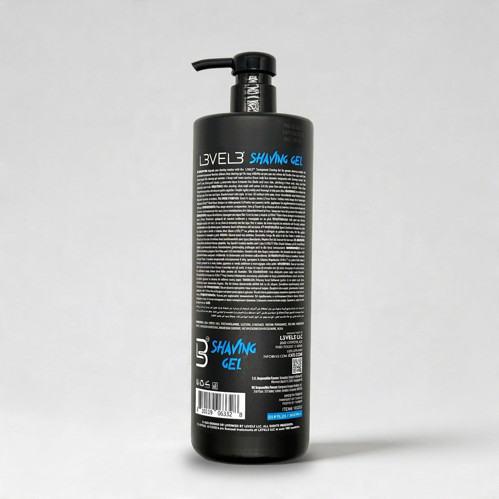 L3VEL3  Shaving Gel Aqua 1000 ml