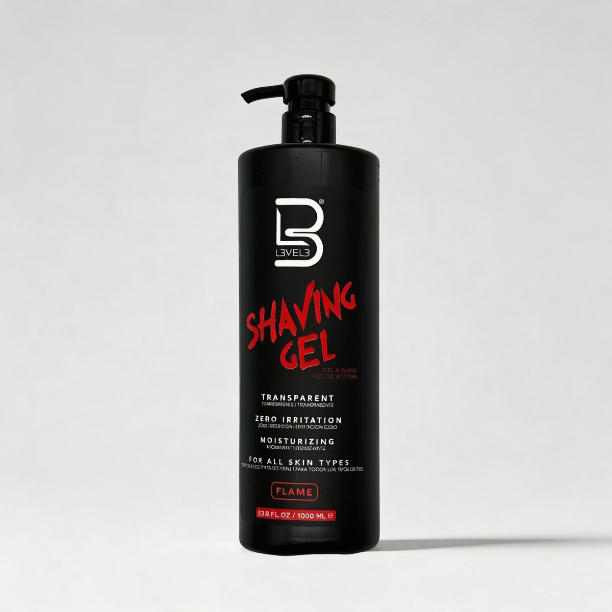 L3VEL3  Shaving Gel Flame 1000 ml
