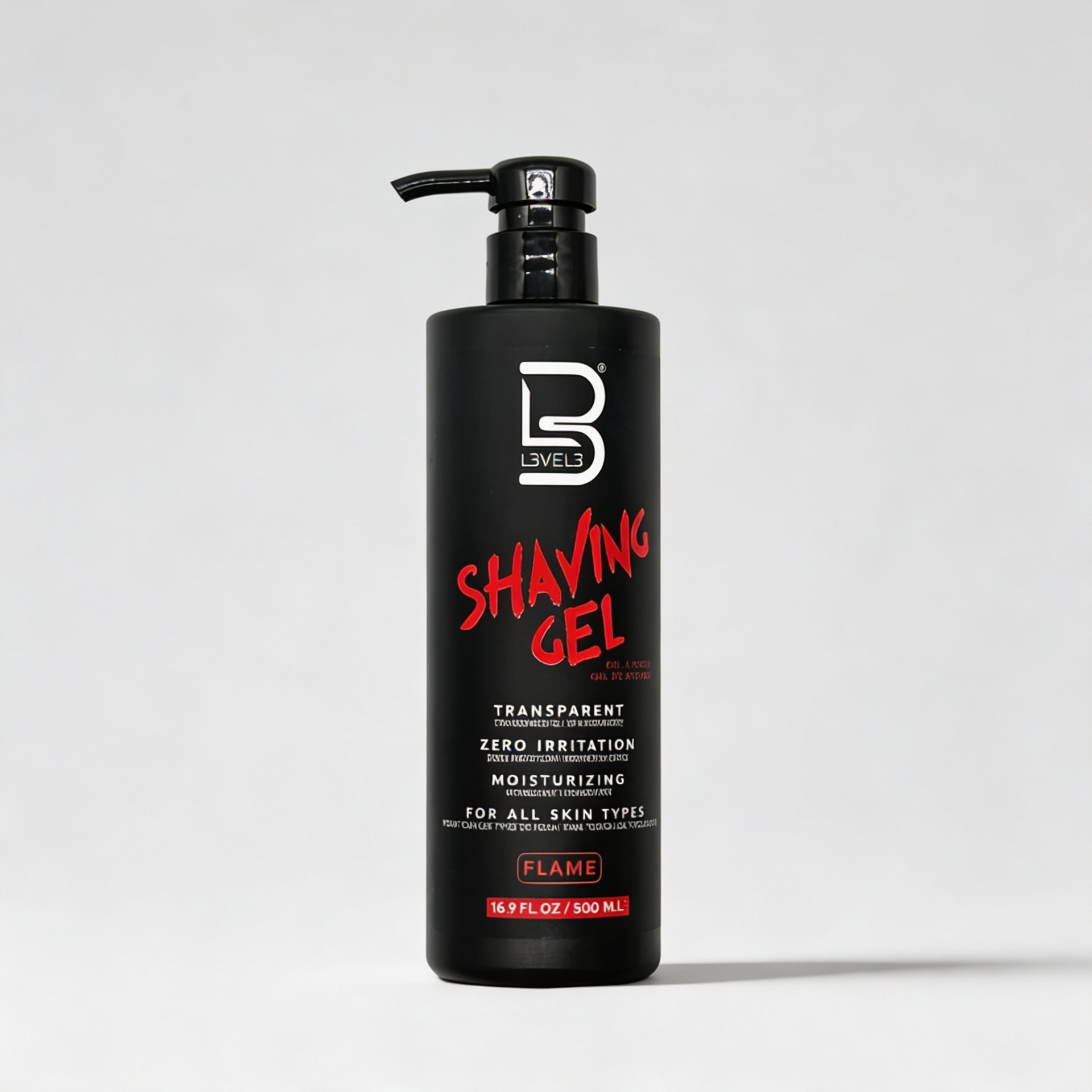 L3VEL3 Shaving Gel Flame 500 ml