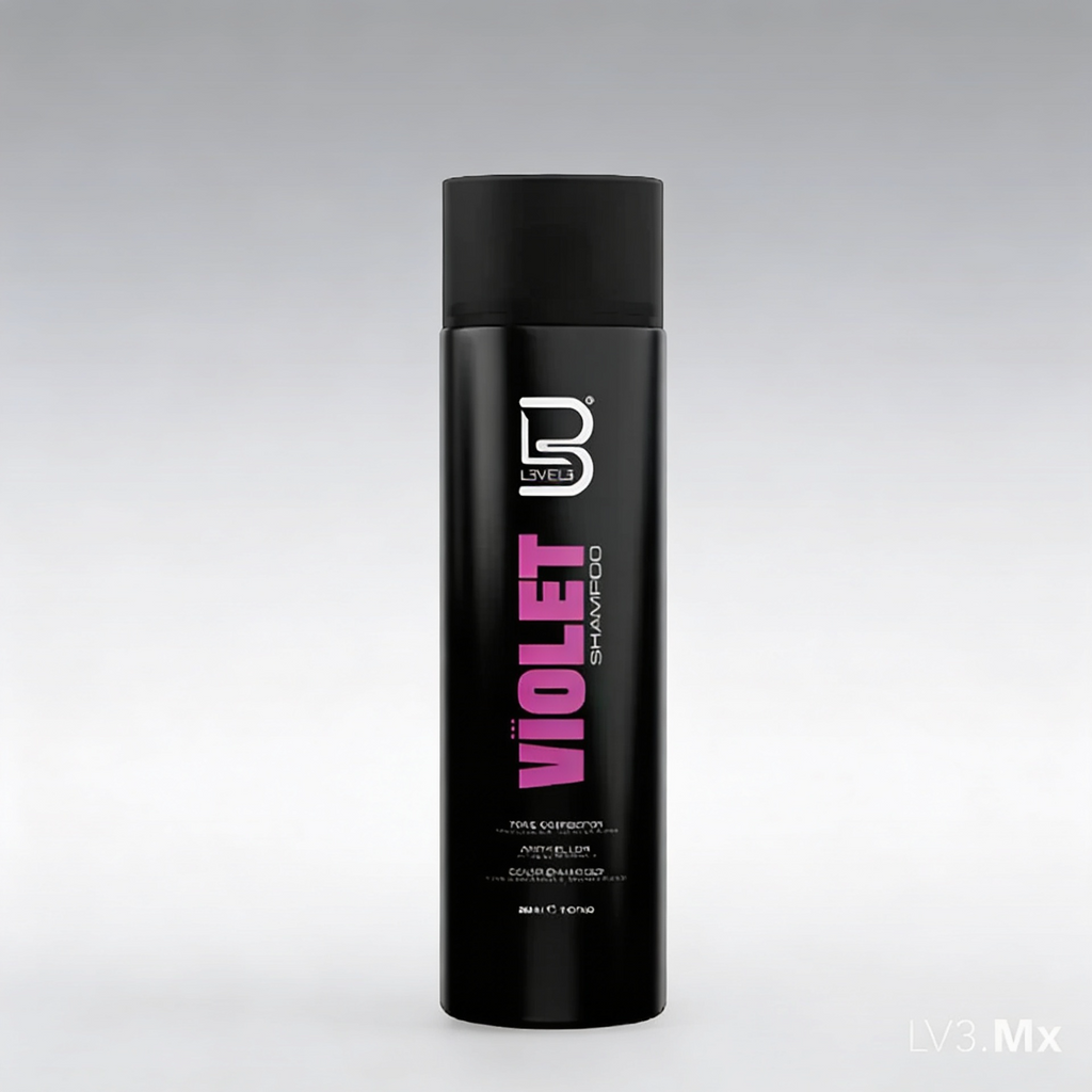 L3VEL3 VIOLET NO YELLOW SHAMPOO 280ML