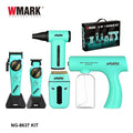 Wmark Ng-8637 Kit Set 5en1 Peluquería Profesional Azul