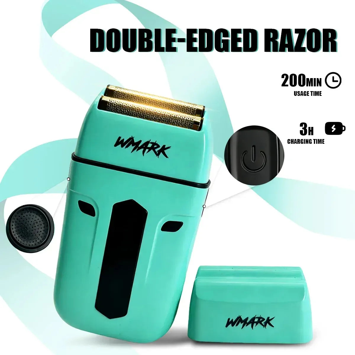 Wmark Ng-8637 Kit Set 5en1 Peluquería Profesional Azul