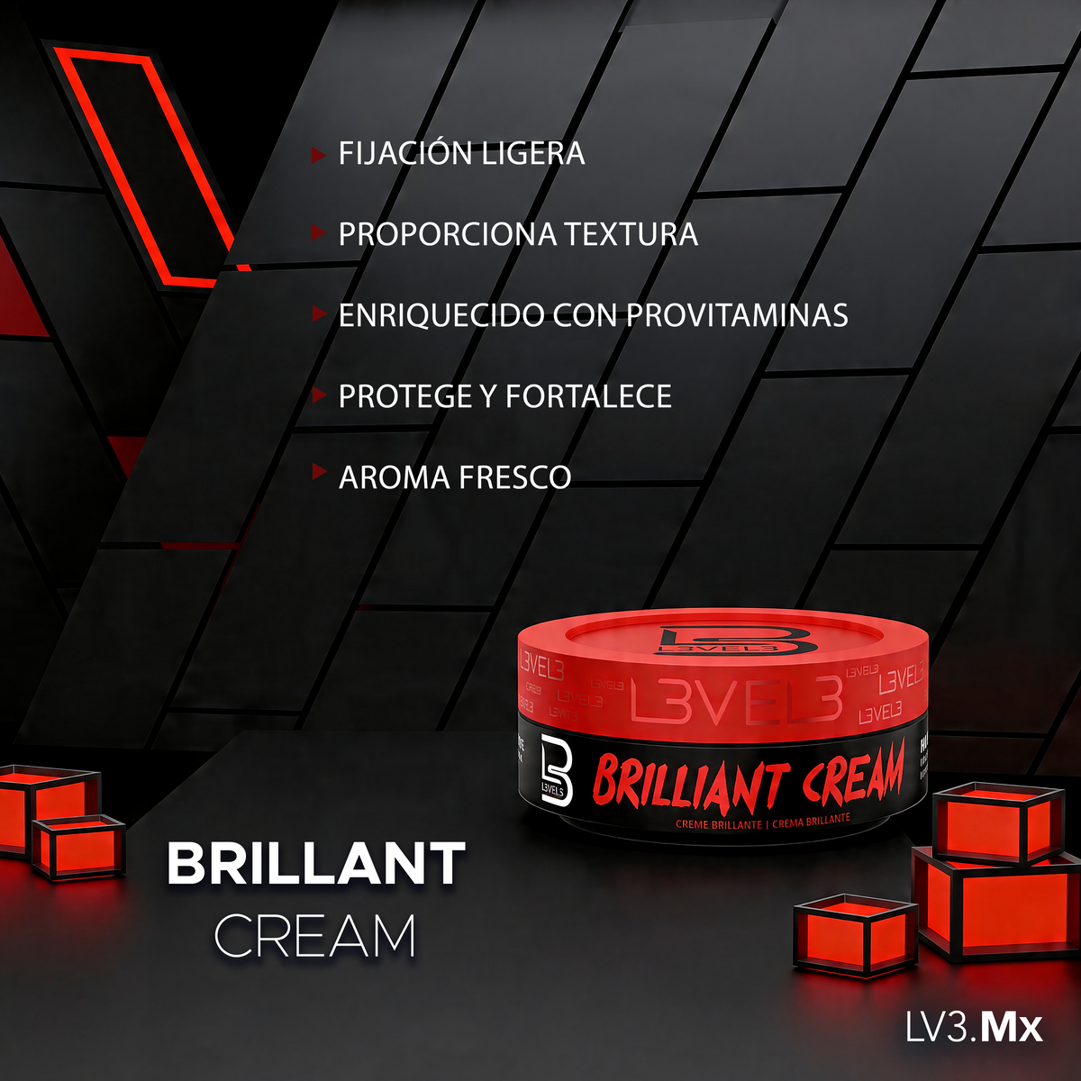 L3VEL3 Brilliant Cream 150 ml