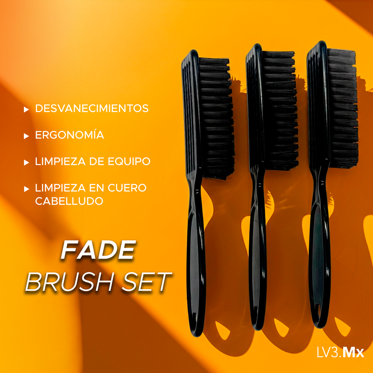 L3VEL3 3PC FADE BRUSH SET