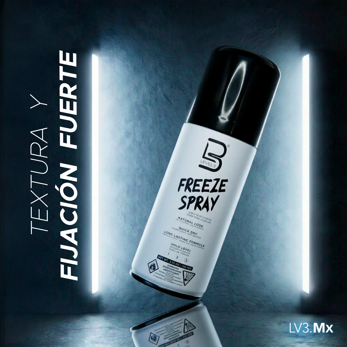 L3VEL3 FREEZE HAIR SPRAY 100GR