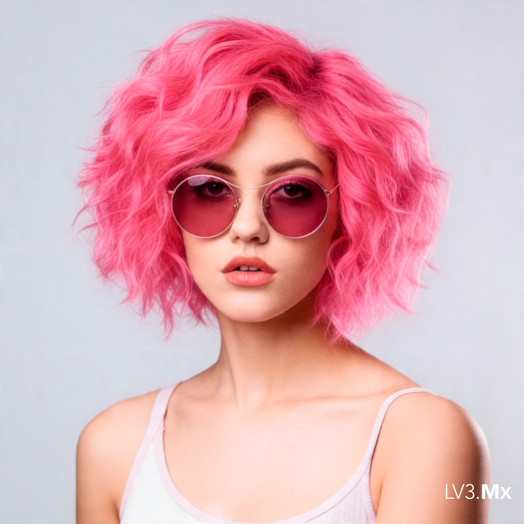 L3VEL3 ELECTRIC PINK SEMI PERMANENT COLOR TUBE 100 ml