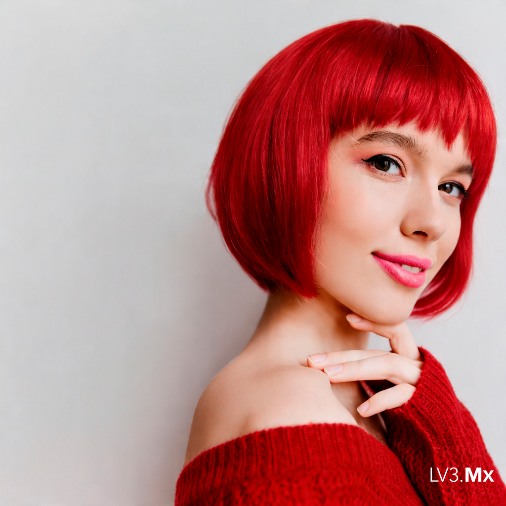 L3VEL3 ELECTRIC RED SEMI PERMANENT COLOR TUBE 100 ml