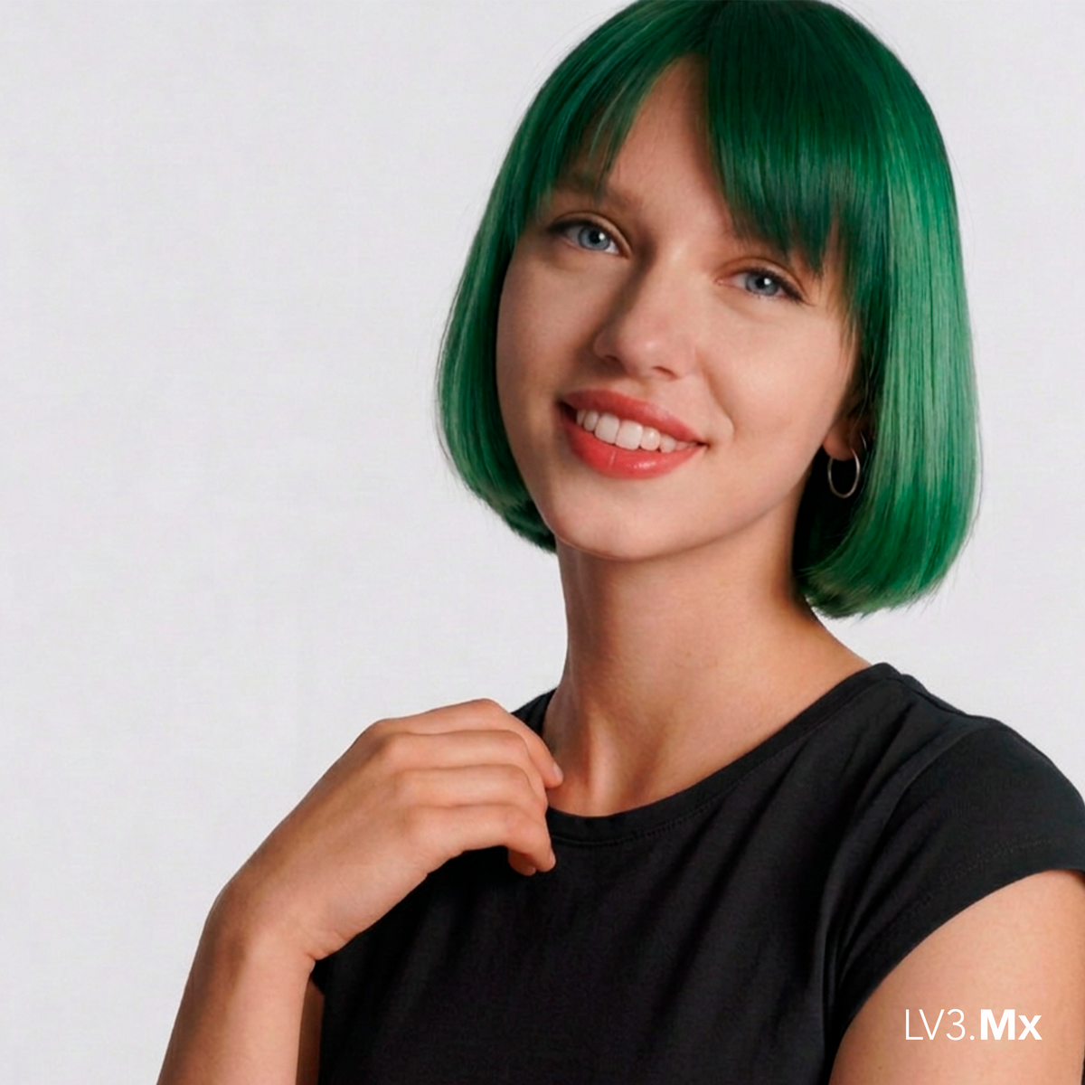 L3VEL3 GREEN SEMI PERMANENT COLOR TUBE 100 ml