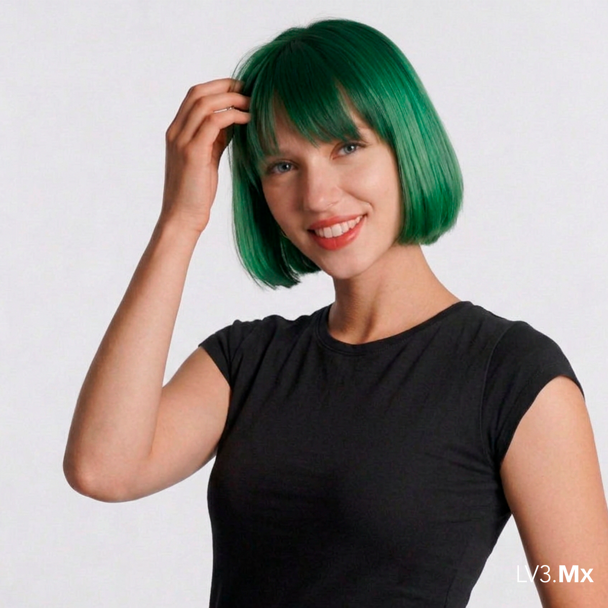 L3VEL3 GREEN SEMI PERMANENT COLOR TUBE 100 ml