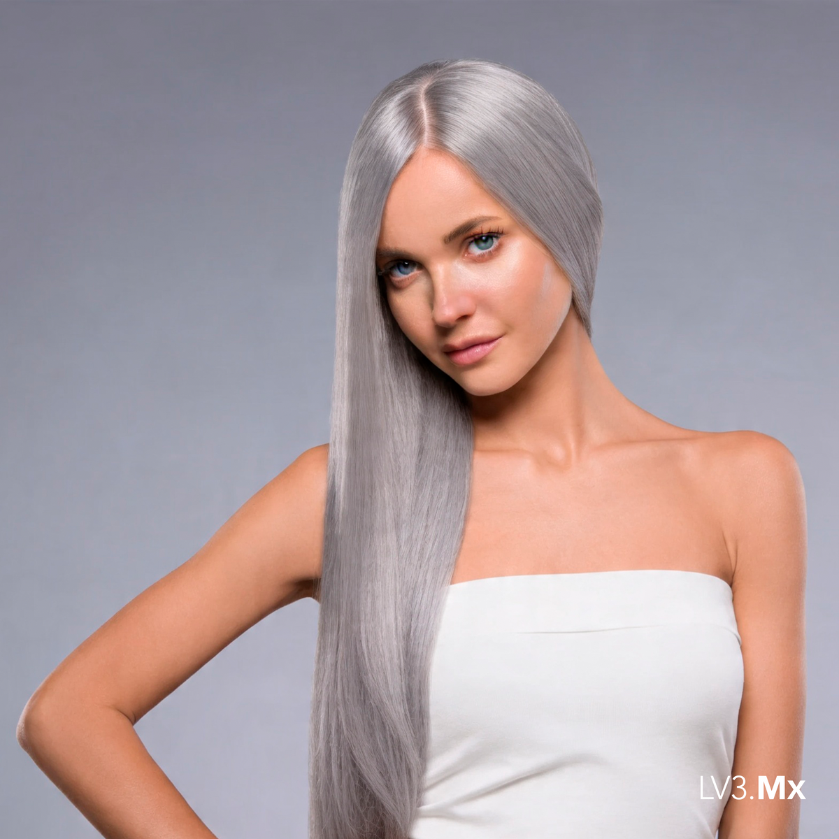 L3VEL3 GREY SEMI PERMANENT COLOR TUBE 100 ml