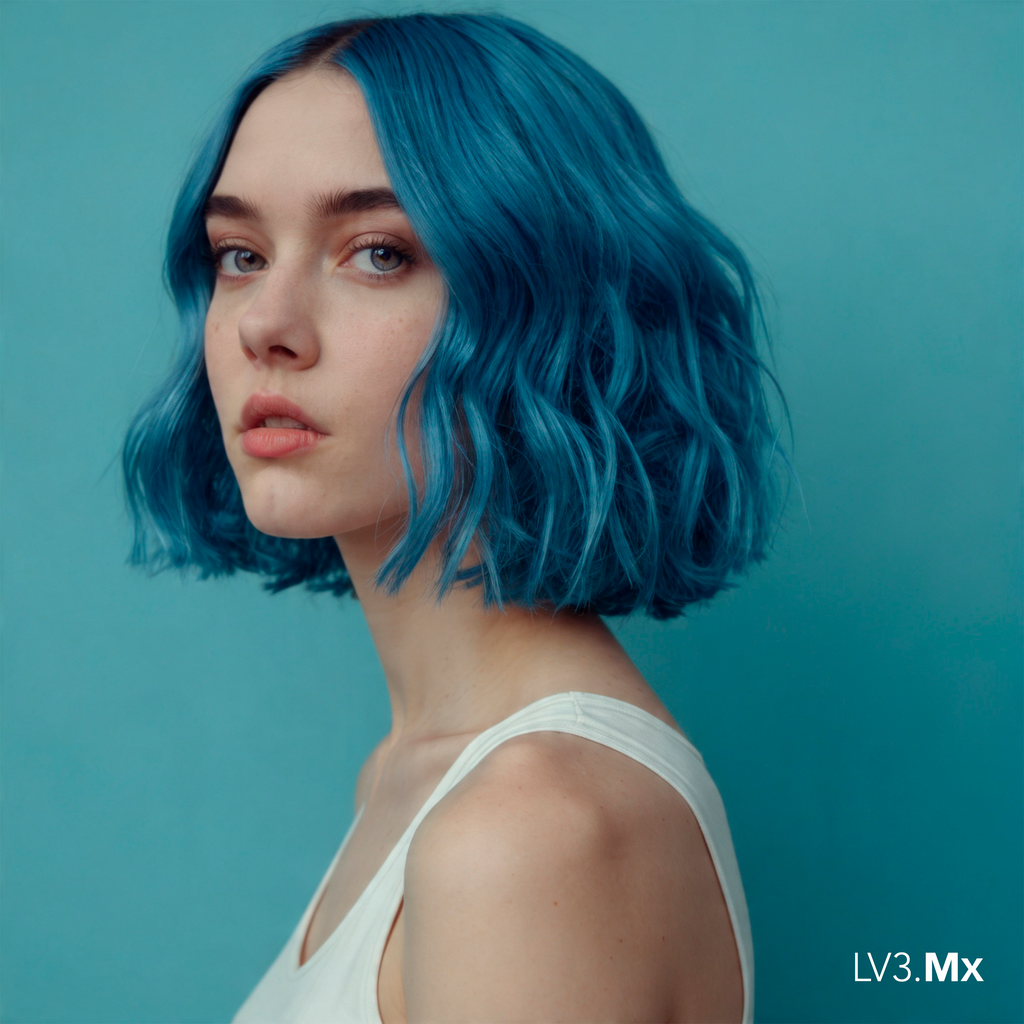 L3VEL3 LIGHT BLUE SEMI PERMANENT COLOR TUBE 100 ml