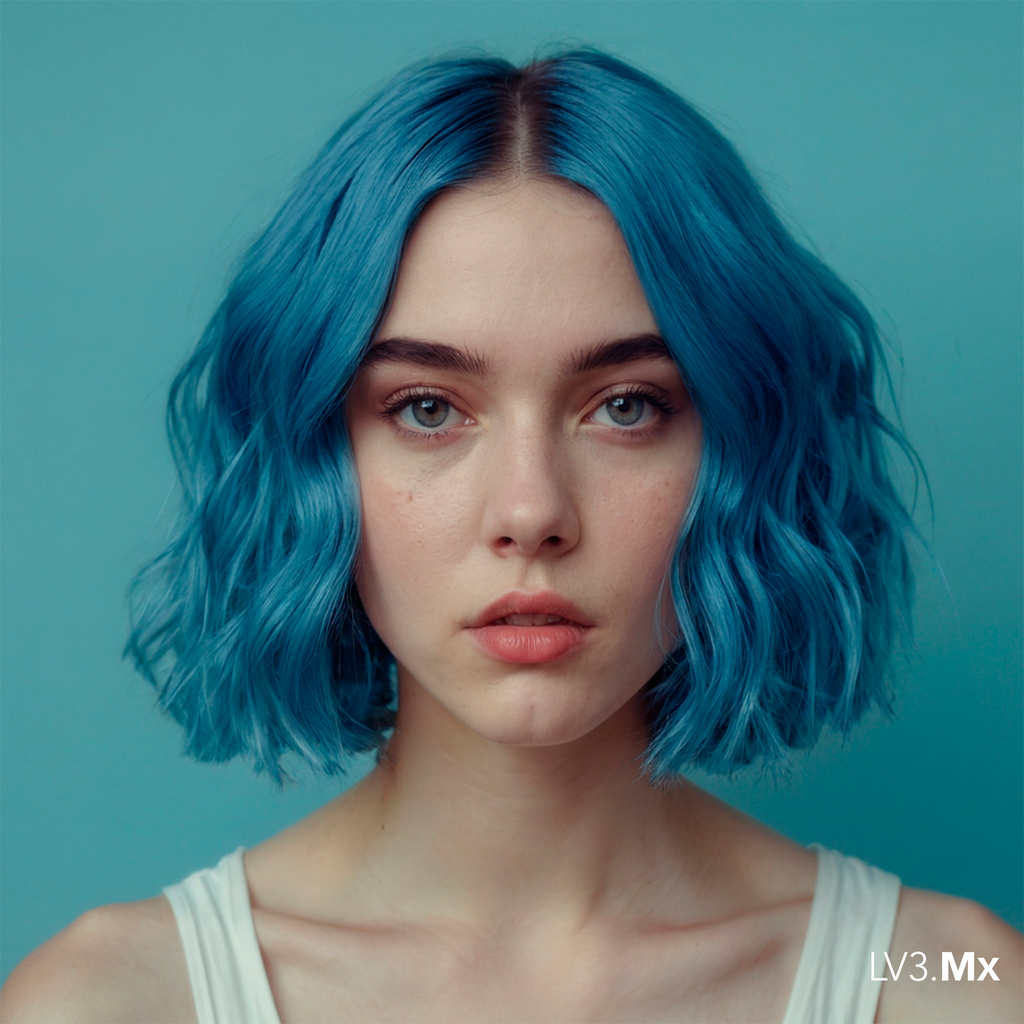 L3VEL3 LIGHT BLUE SEMI PERMANENT COLOR TUBE 100 ml