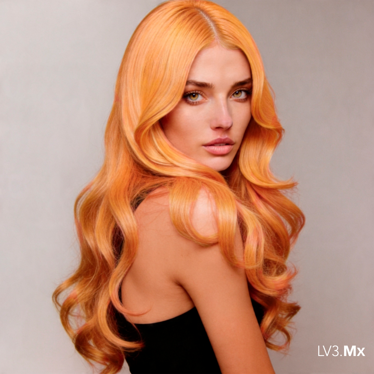 L3VEL3 LIGHT ORANGE SEMI PERMANENT COLOR TUBE 100 ml