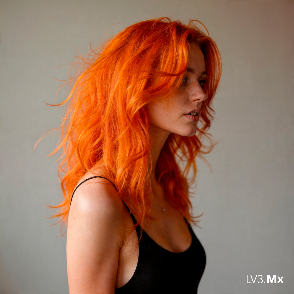 L3VEL3 ORANGE SEMI PERMANENT COLOR TUBE 100 ml
