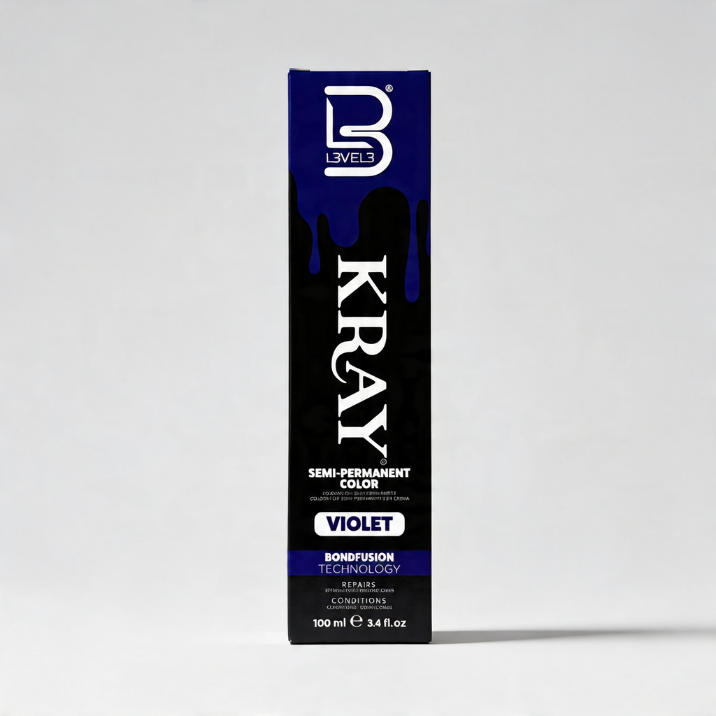 L3VEL3 VIOLET SEMI PERMANENT COLOR TUBE 100 ml