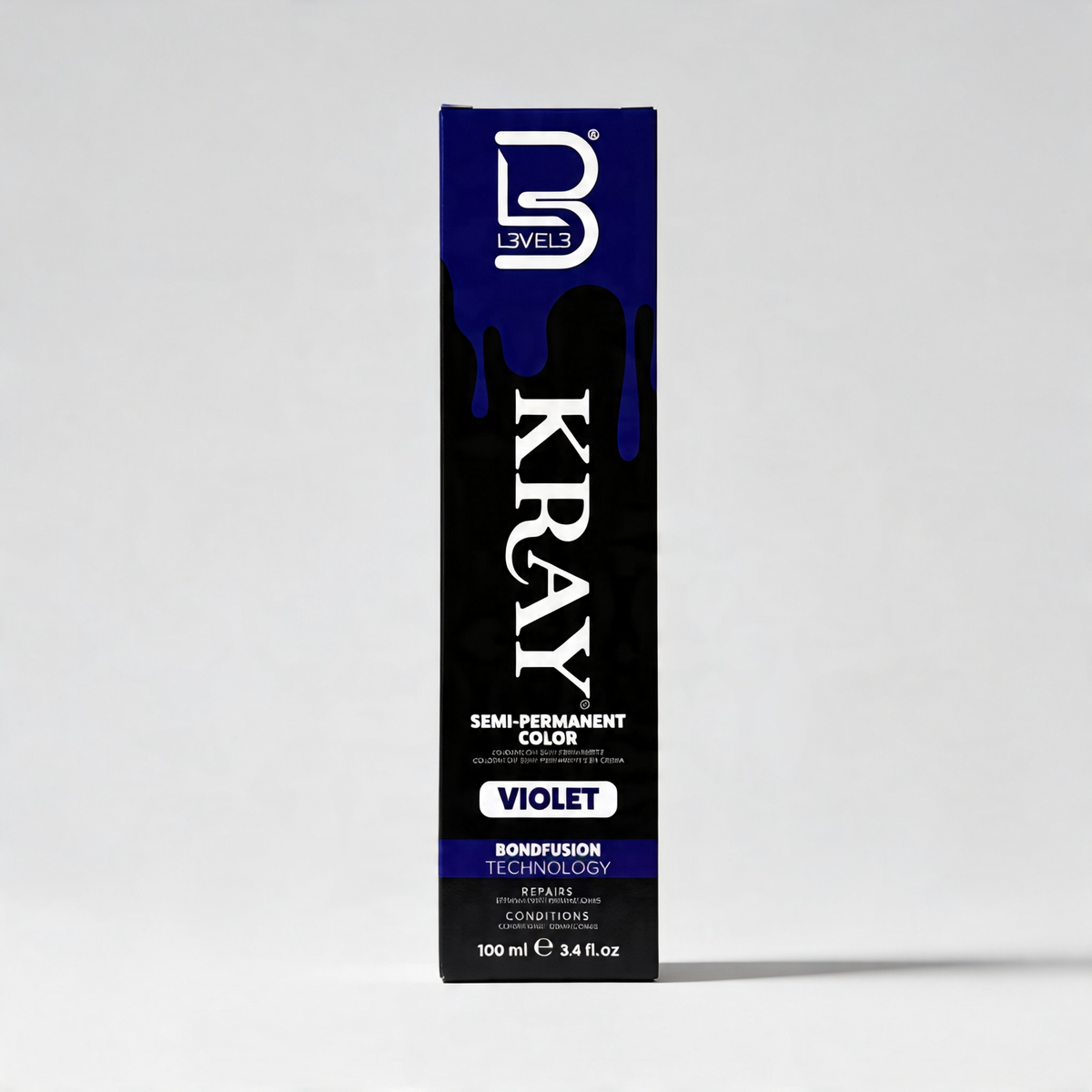 L3VEL3 VIOLET SEMI PERMANENT COLOR TUBE 100 ml