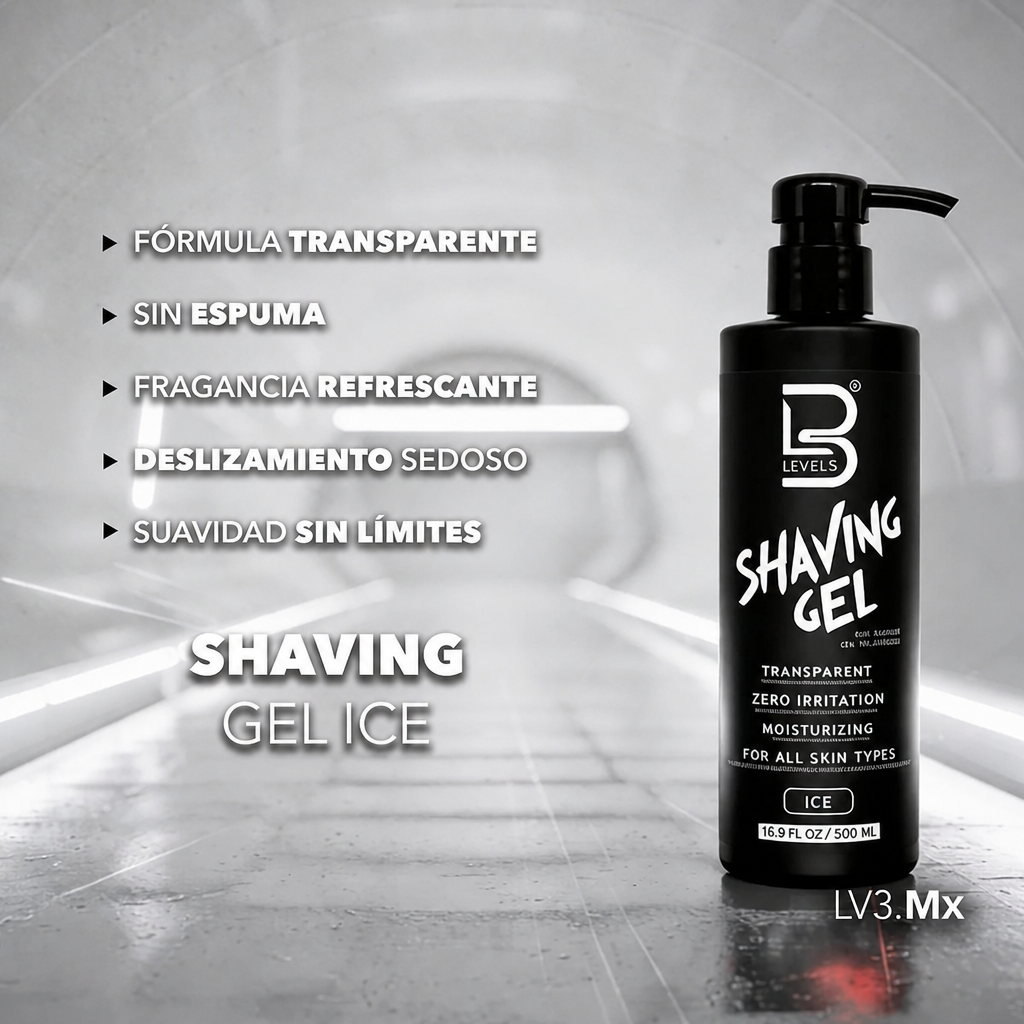 L3VEL3 Shaving Gel Ice 500 ml
