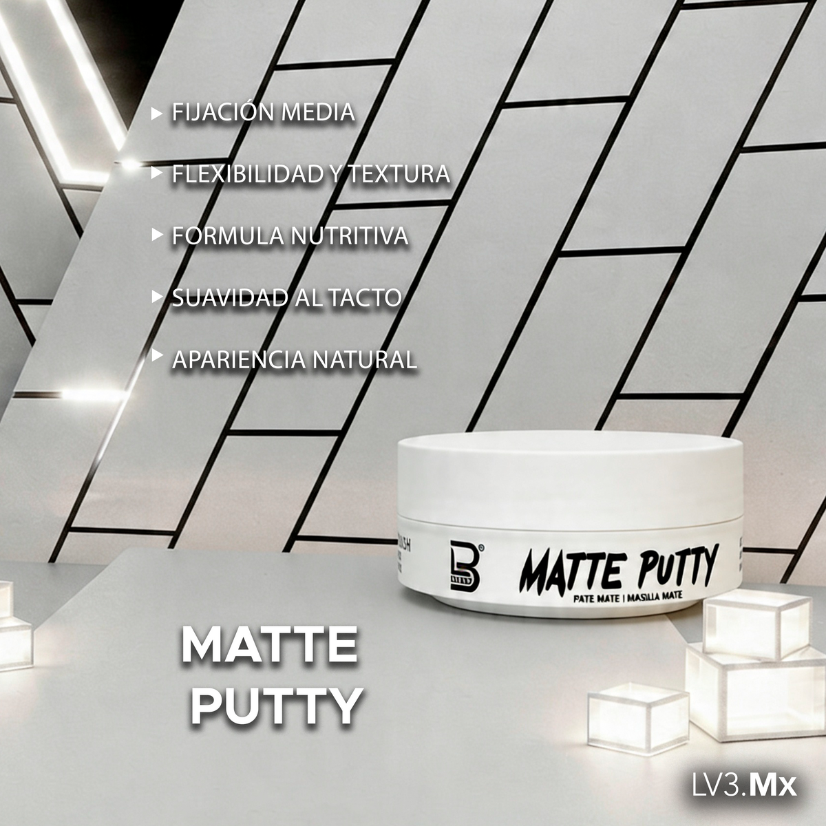 L3VEL3 Matte Putty Paste 150 ml