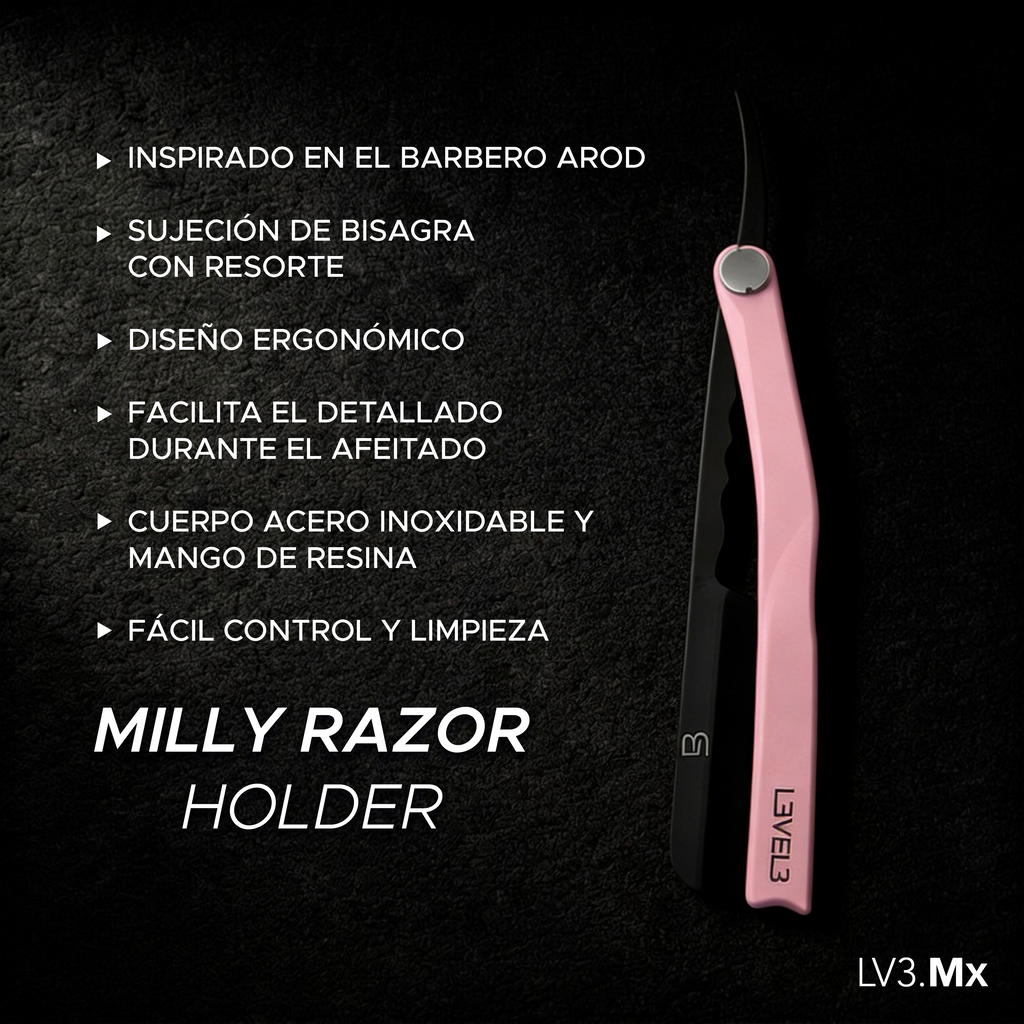 L3VEL3 BLACK/PINK MILLY RAZOR