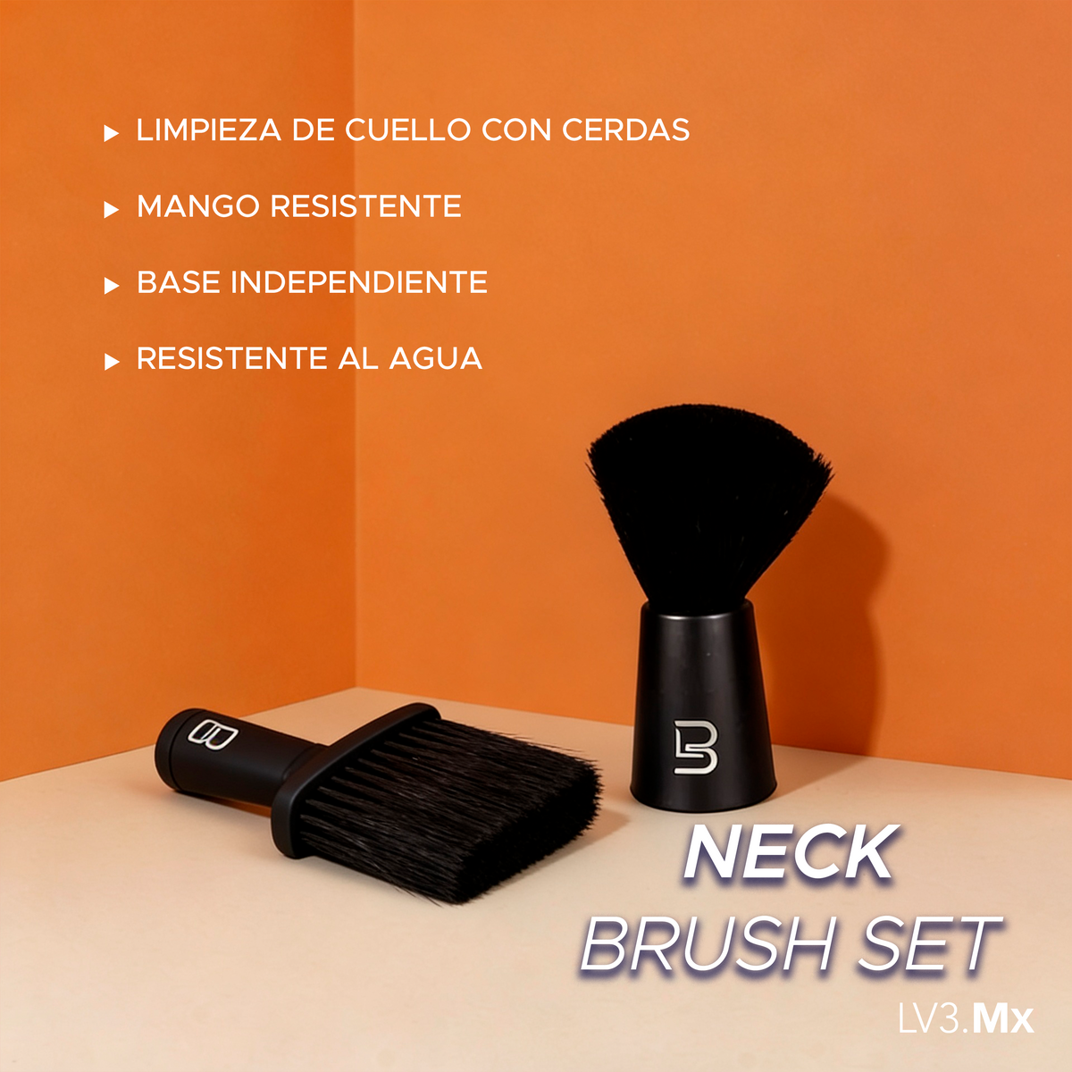 L3VEL3 2PC NECK BRUSH SET