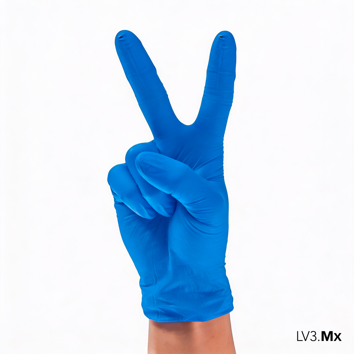 L3VEL3 NITRILE GLOVES BLUE  100CT