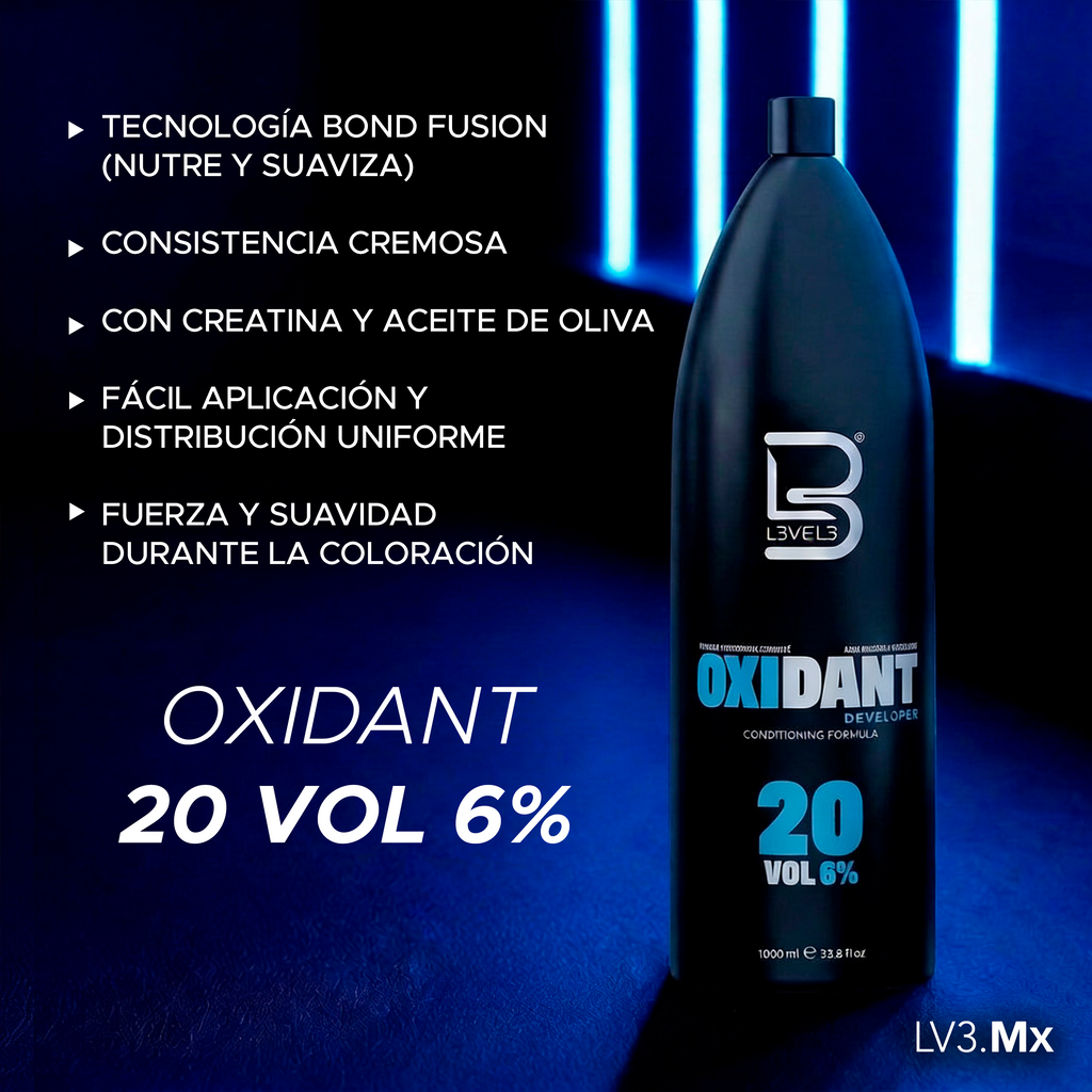 L3VEL3 OXIDANT DEVELOPER 20 VOL 6% 1000ML