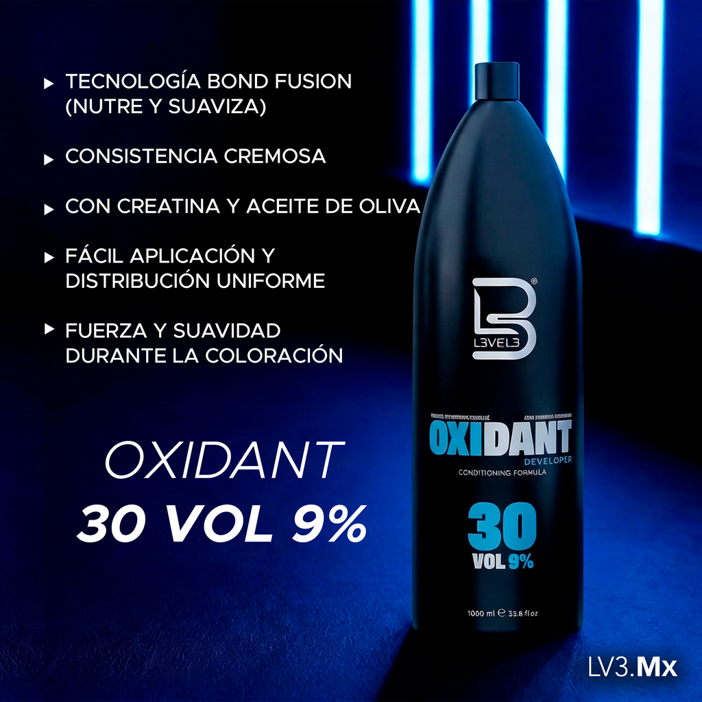 L3VEL3 OXIDANT DEVELOPER 30 VOL 9% 1000ML