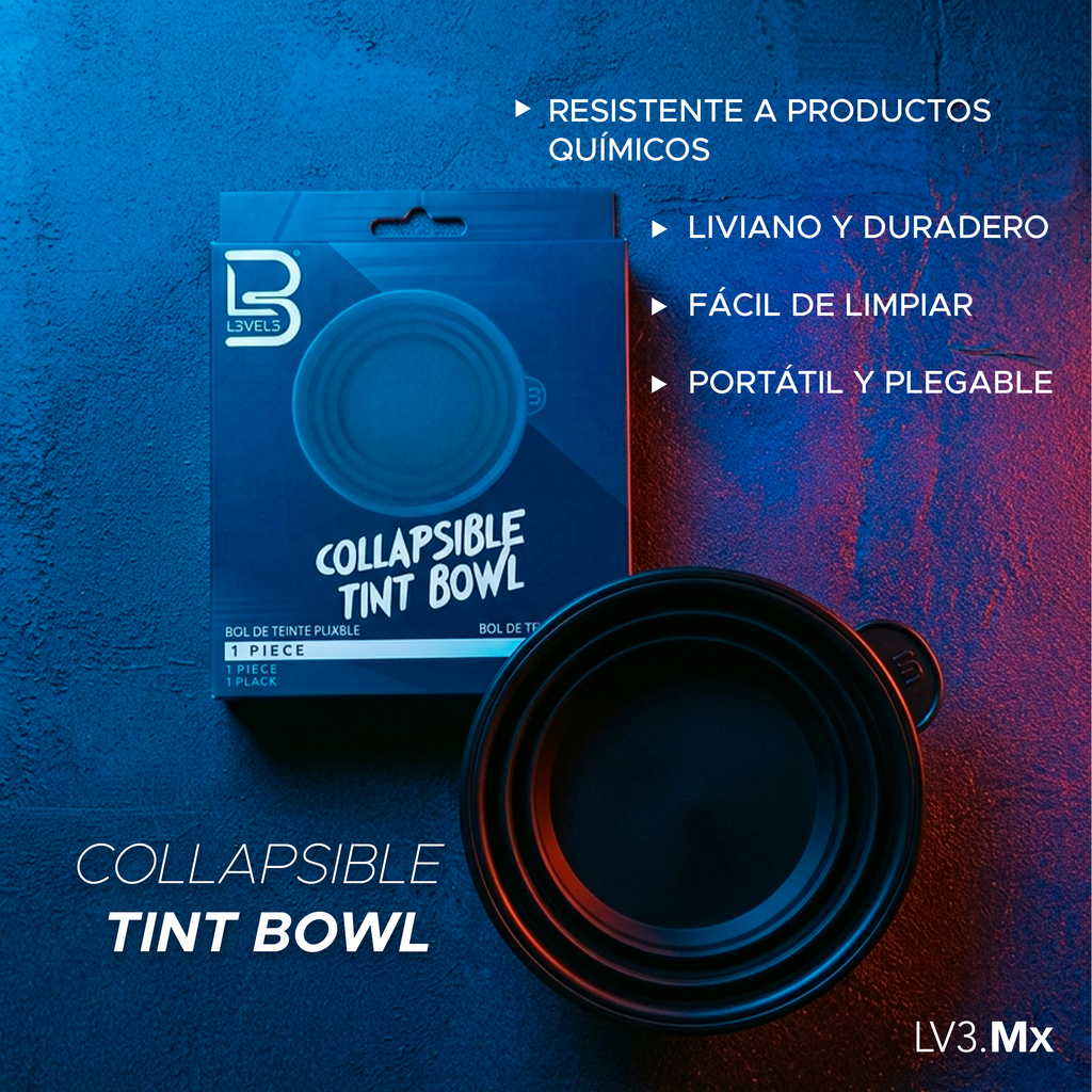 L3VEL3 COLLAPSIBLE TINT BOWL BLACK