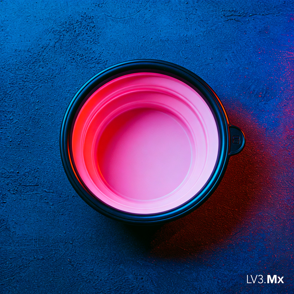 L3VEL3 COLLAPSIBLE TINT BOWL PINK