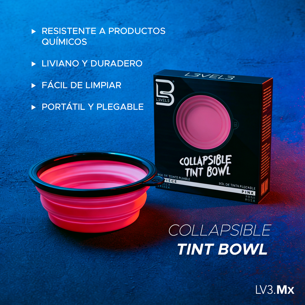 L3VEL3 COLLAPSIBLE TINT BOWL PINK