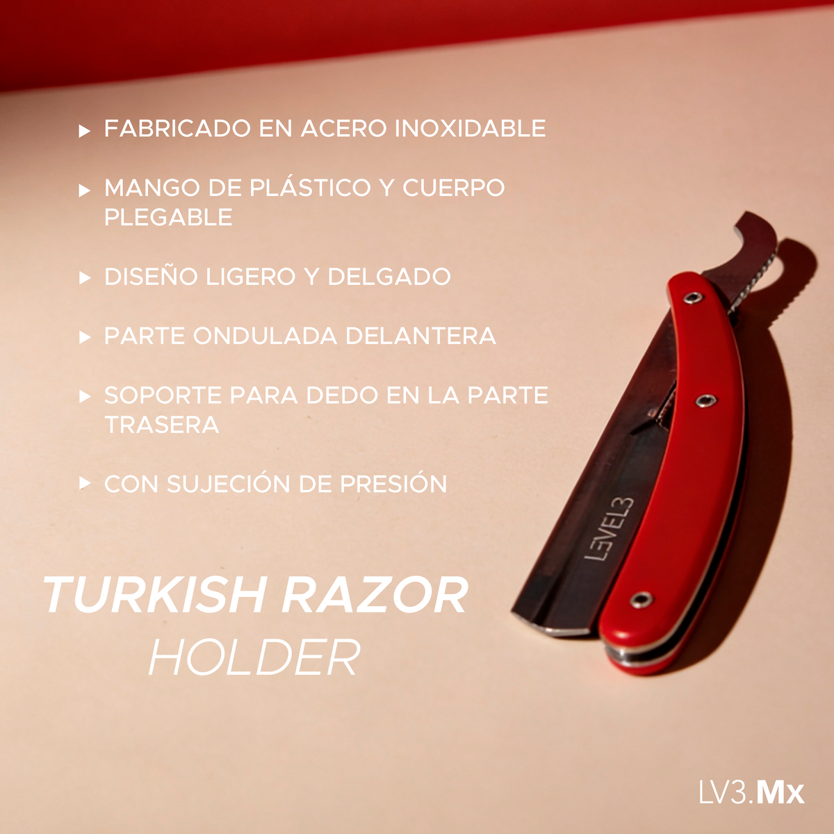 L3VEL3 RED TURKISH RAZOR