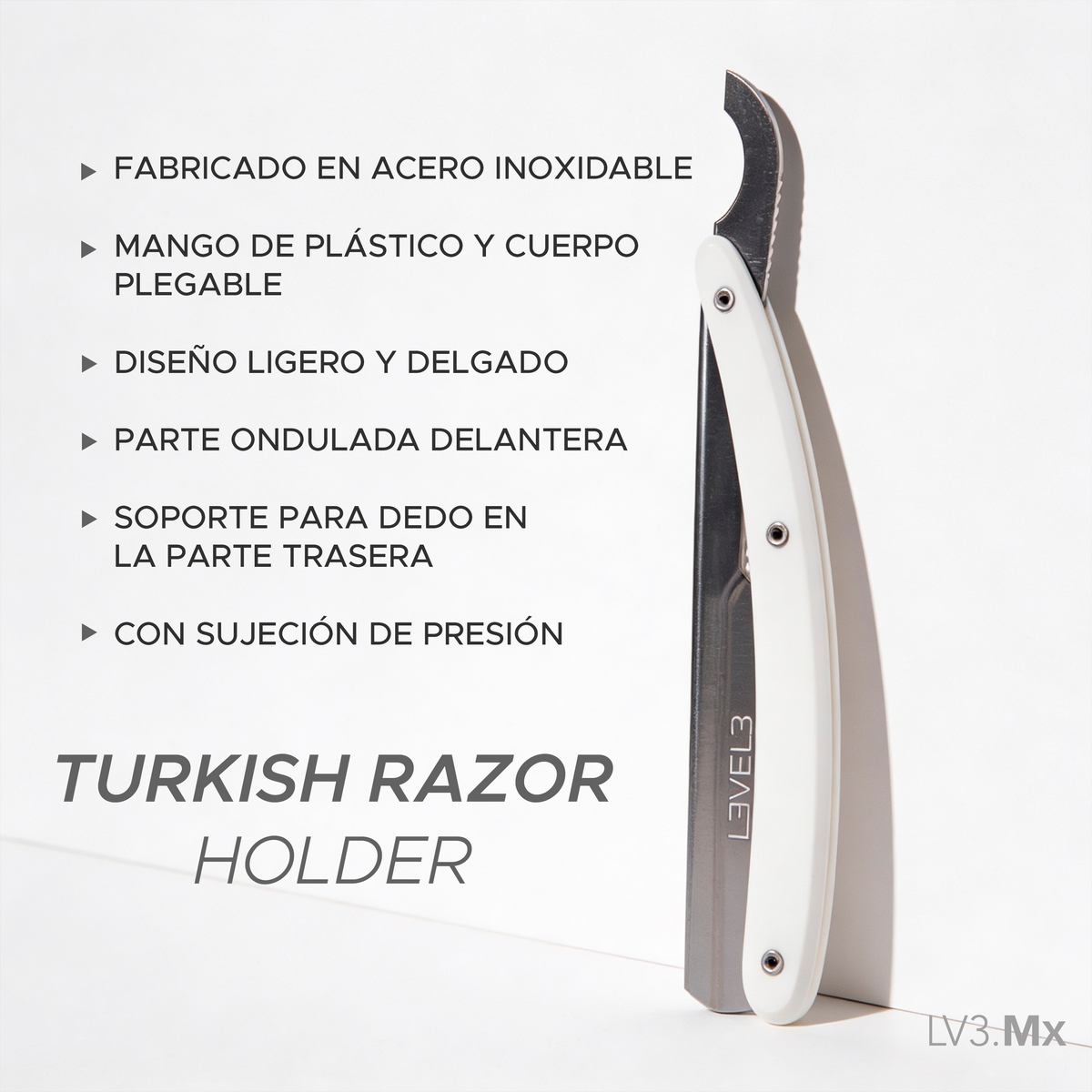 L3VEL3 WHITE TURKISH RAZOR