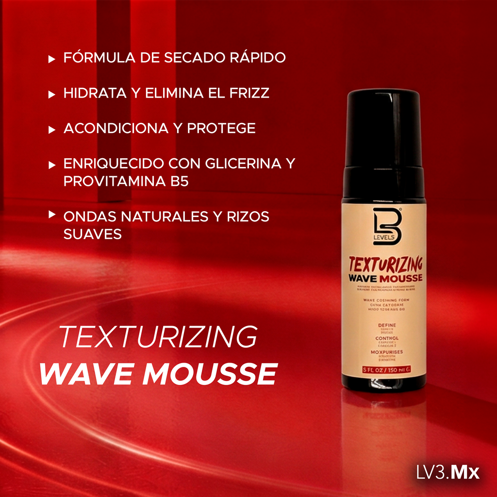 L3VEL3 Texturizing Wave Mousse 150 ml